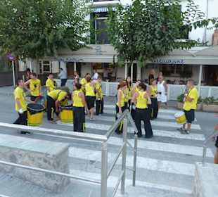 Fest auf der Strandpromenade 