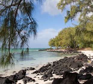 Strandabschnitt auf der Île aux Cerfs