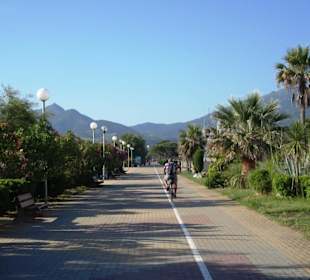 Impressionen von der Strandpromenade Argelès-Plage