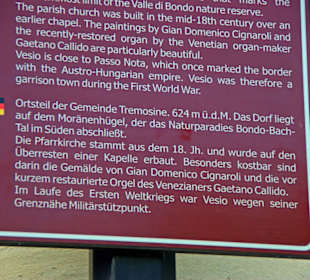 Information für die Gäste