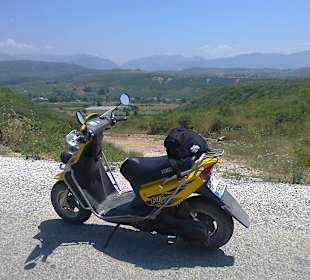 In die Berge nahe Side