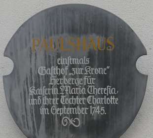 Beim Paulshaus aus dem 16. Jahrhundert