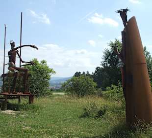 Kunstobjekte am Point-Alpha-Wanderweg