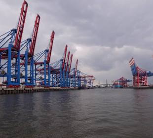 Gigantische Verladekräne