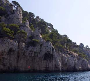 Calanque vom Boot aus