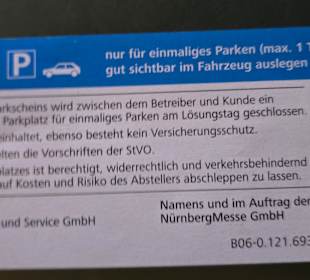 Parkticket
