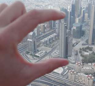 Ausblick vom Burj Khalifa