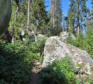 Rundgang durch das Felsenlabyrinth Luisenburg