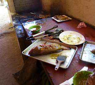 Den Fisch haben wir ausgesucht