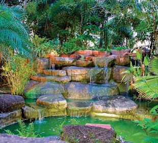 Wasserfall des "neuen" Bavaria Houses