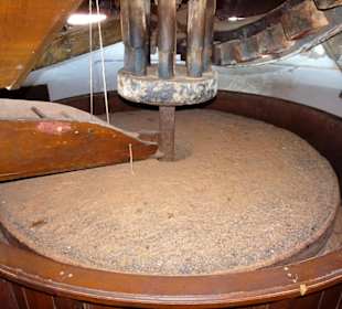 Mahlwerk, Spindel und Zahnkranz