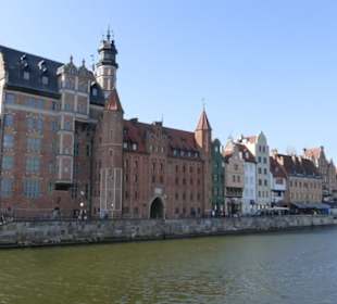 An der Motława / Mottlau in Gdańsk / Danzig