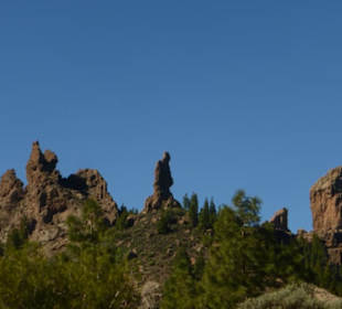 Die Felsformationen vom / am Roque Nublo