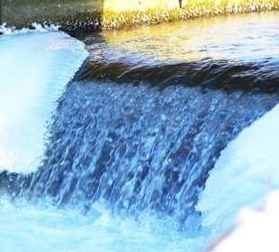 Der Stausee im Winter ein Traum