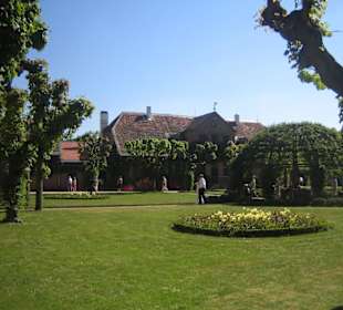 Der Innenhof des Schlosses.