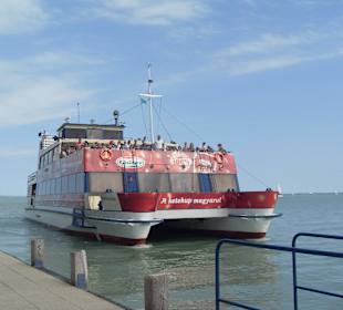 Boot nach Tihany