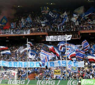 Partita della Sampdoria, gradinata nord