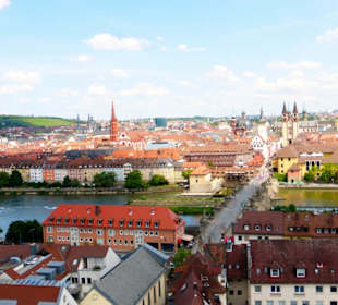 Aufstieg zur Festung: Blick auf Würzburg