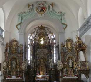 Die katholische Stadtpfarrkirche Mariä Himmelfahrt