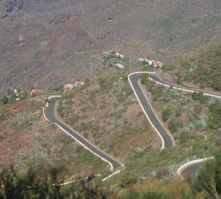 Straße am Los Gigantes