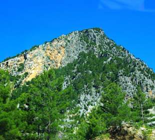 Anfahrt zum Staudamm von Side nach Manavgat