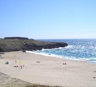 Vista de la playa