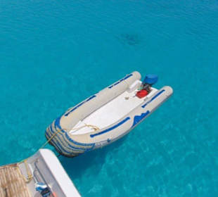 Das Rettungsboot immer dabei