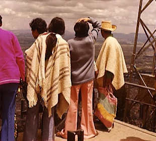 Einheimische Besucher auf dem Monserrate