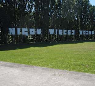 "Nie wieder Krieg" auf der Westerplatte in Gdansk