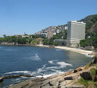 Strand von Ipanema in Richtung Le Blanc