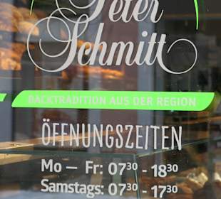 Öffnungszeiten vom Eck Bäck (Stand Jan. 2026)