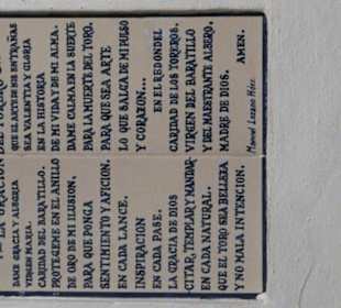 Preghiera del torero