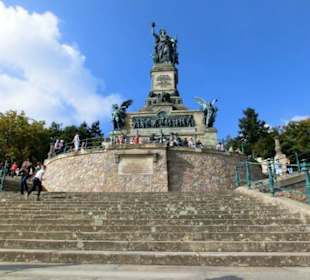 Angekommen am Niederwalddenkmal
