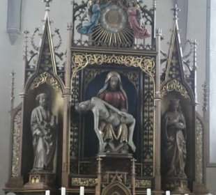 In der Kirche Mariä Krönung in Stuppach