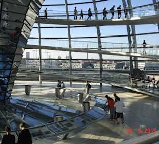 Kopuła Reichstagu- od wewnątrz