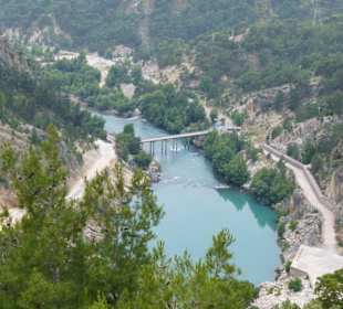 Blick von der Staudamm Richtung Green Lake