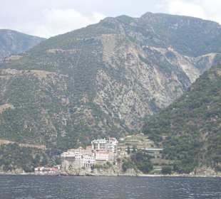 Fahrt zum Berg Athos