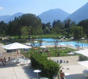 Blick auf das Außengelaende