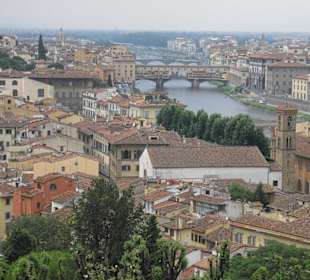 Panorama-Blick zur Ponte Vecchio