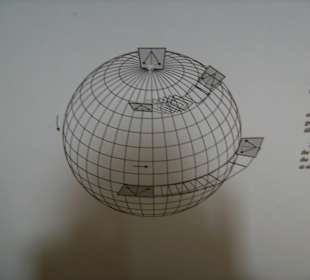 Foucault´sches Pendel im Turm mit Infotafel