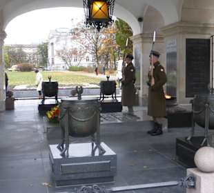 Ehrenwache am Grab des unbekannten Soldaten