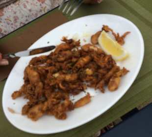 Chipirones - fritierte Tintenfischchen