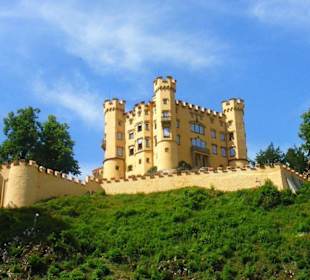 Blick auf Schloss Hohen Schwangau