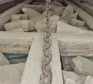 Hier mit Steine gefüllt