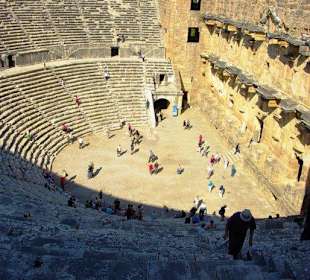 Aspendos An/Abfahrt Landschaft
