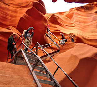 Ausstieg aus dem Lower Canyon