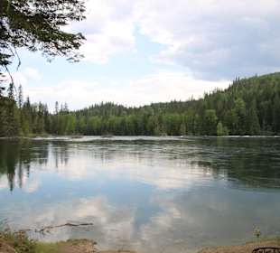 ...das beste an der Rundwanderung...der See..!