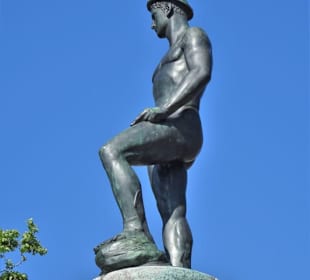 Ansichten der Mercuriusfontein in Leeuwarden