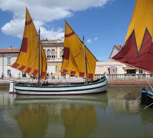 Cesenatico, historisches Hafenbecken