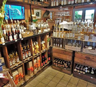 Das Sortiment des Wein- und Rumhaus Braasch